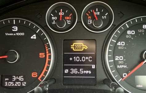 Симптомы неисправности системы фильтрации выхлопных газов