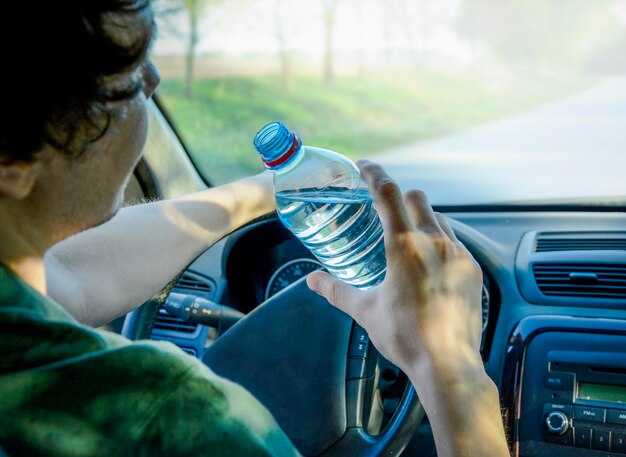 Знаки, указывающие на обезвоживание водителя